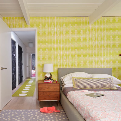 1960s girl kids' room photo in San Francisco with multicolored walls