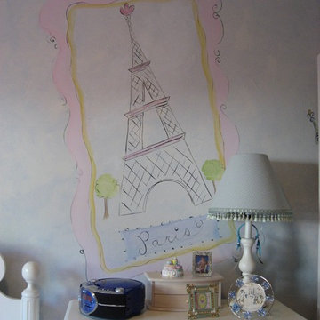 Paris themed bedroom