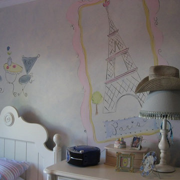 Paris themed bedroom
