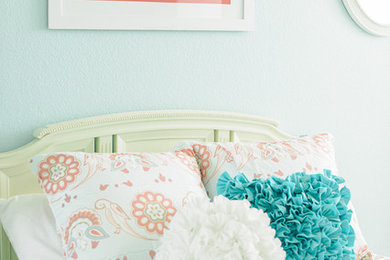 Kids' room - shabby-chic style kids' room idea in San Diego