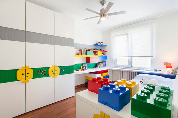 Moderno Dormitorio infantil by Neslihan Pekcan/Pebbledesign