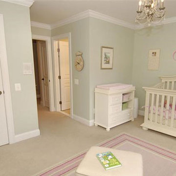 Pink and Green Nursery