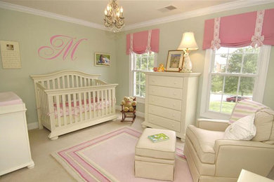 Pink and Green Nursery