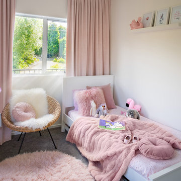 Pink + Pink + Pink Girls Bedroom