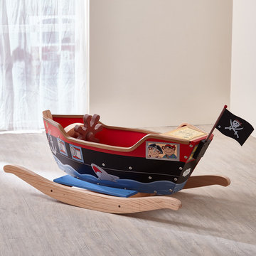 Pirate Island Rocker Boat with Accessories