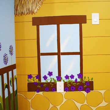 Playhouse Mural {Hand-Painted}