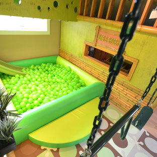 Idee per una stanza dei giochi tropicale