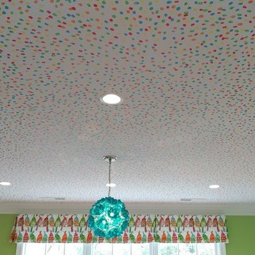 Pokadot Playroom Ceiling - Ridgefield, CT.