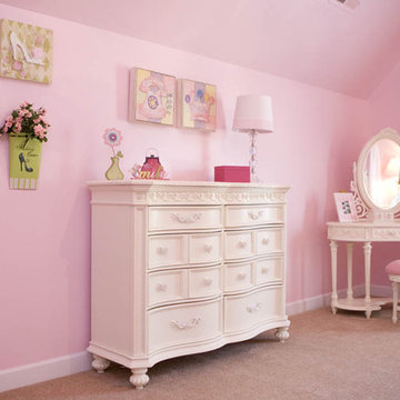 Pretty in Pink Little Girls Bedroom