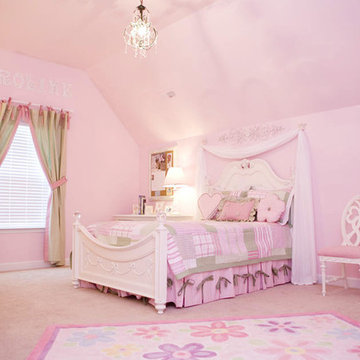 Pretty in Pink Little Girls Bedroom