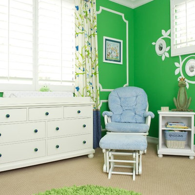 Example of a trendy boy kids' room design in Burlington