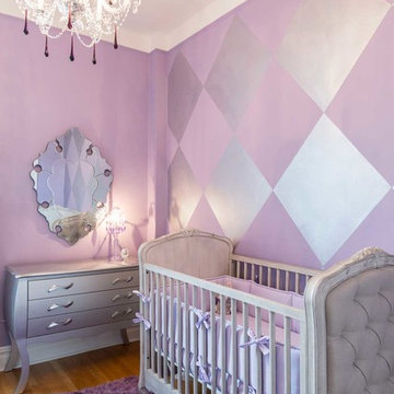 Purple & Platinum Baby Bedroom - Designed by Ursallie Smith