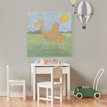 "Quinn’s Camel" Painting Print on Wrapped Canvas