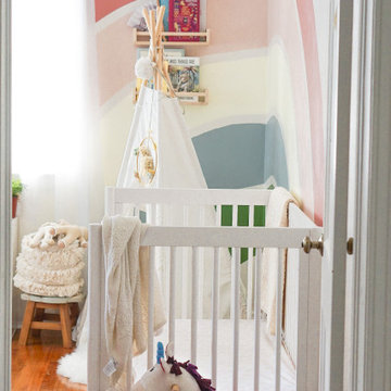 Rainbow Mural - Toddler Room
