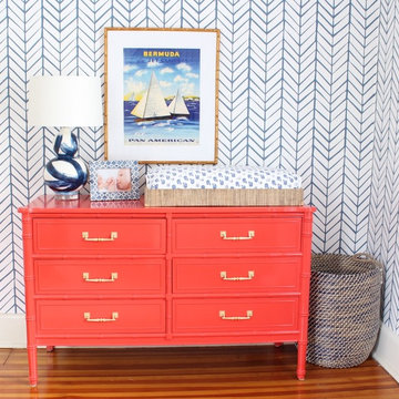 Red, White and Blue Boy's Nursery