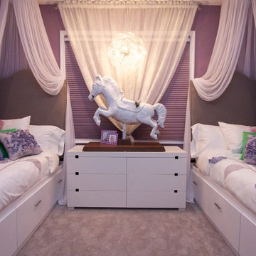 Robeson Design Girls Bedroom Decorating Ideas and Storage Solutions