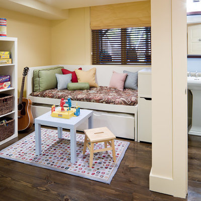 Example of an eclectic playroom design in Boston