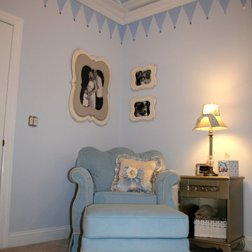 Royal Prince Nursery in Baby Blue and Silver