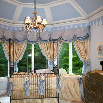 Royal Prince Nursery in Baby Blue and Silver