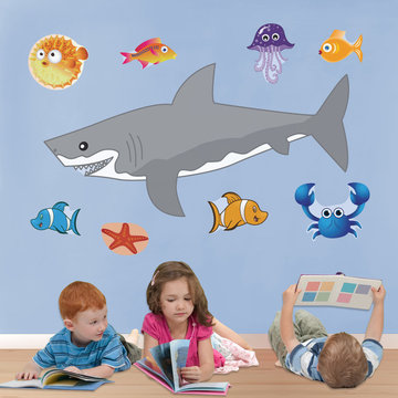 Shark and Ocean Animal Kids Bedroom or Playroom