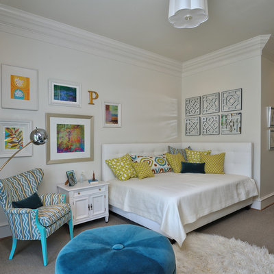 Inspiration for an eclectic teen room remodel in Houston