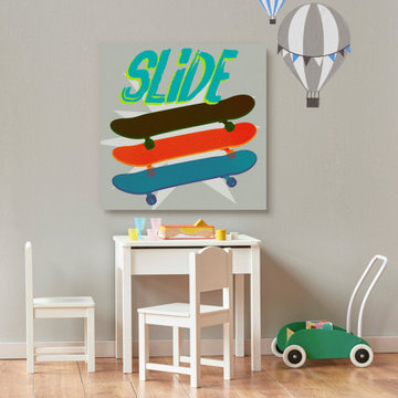 "SK8R II" Painting Print on Wrapped Canvas