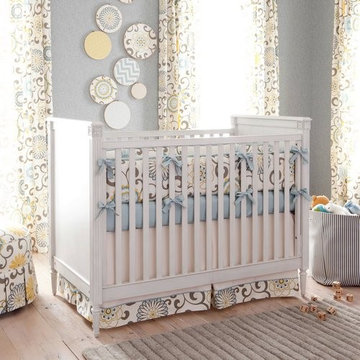 Spa Pom Pon Play Crib Bedding Collection by Carousel Designs