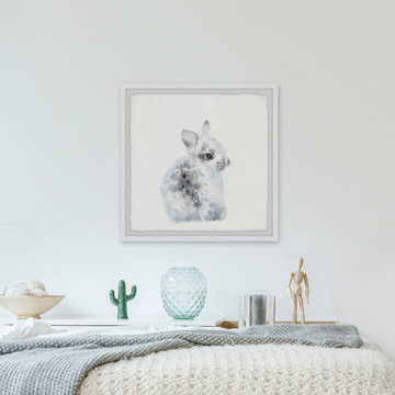 "Spotted Bunny" Framed Painting Print