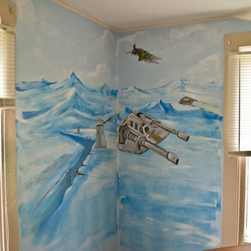 Star Wars Game Room Mural