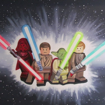 Star Wars Lego Mural