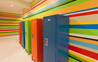 Cool Combination: Locker Storage at Home