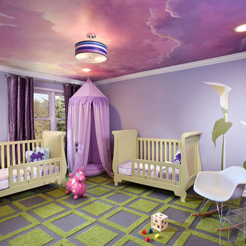 Sunset Nursery -EMC2 Interiors - NYC