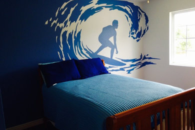 Inspiration for a coastal kids' room remodel in San Diego