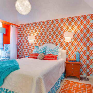 Tamara Trellis Stenciled Teen Bedroom