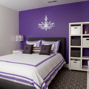 kids purple bedroom