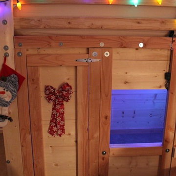 The Bed Fort - Built From Queen Loft Bed Plans