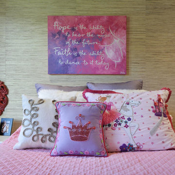 "Tickled Pink" Girls Bedroom Design