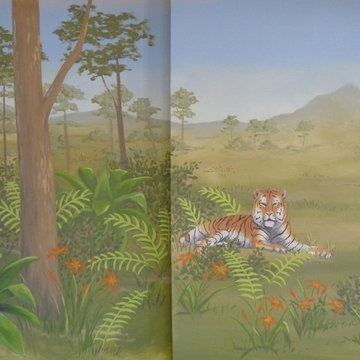 Tiger Lily Mural