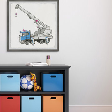 "Tow Truck" Framed Painting Print