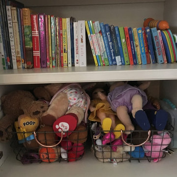 Toy Cabinet Organization