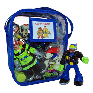 Toy Tamer Bag- Medium Blue