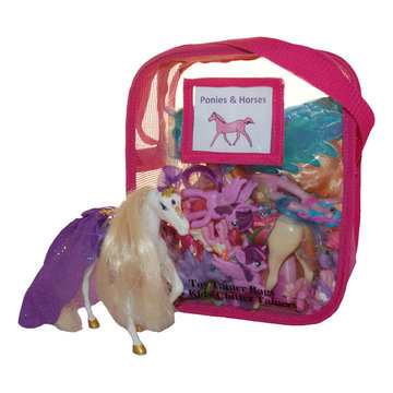 Toy Tamer Bag- Medium Pink