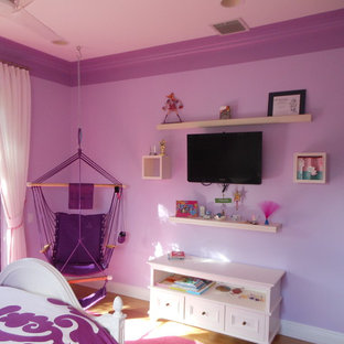 Idées déco pour une chambre d'enfant contemporaine.