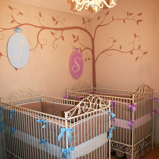 Boy And Girl Nursery Houzz, Boy Girl Twin Crib Bedding Sets