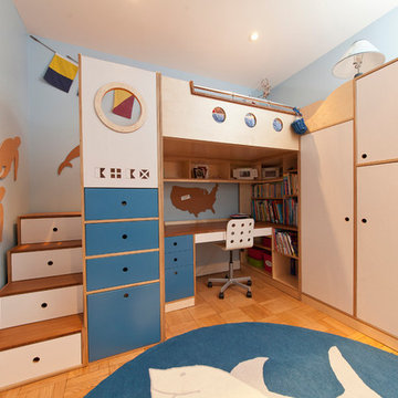 Upper East Side; A boy's maritime bedroom