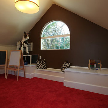 Finished Attic Playroom, Verona, NJ