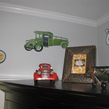Vintage Trucks - Little Tommy's room
