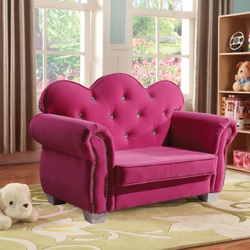 Vivian Youth Chair, Pink Fabric