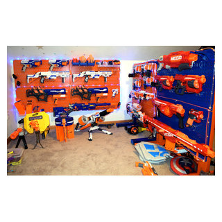 vækstdvale maskine Duke Wall Control Pegboard Nerf Gun Wall Rack Nerf Blaster Wall Organizer Room -  Modern - Kids - by Wall Control | Houzz