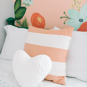 Whimsical Floral Girls Bedroom by Design Loves Detail
